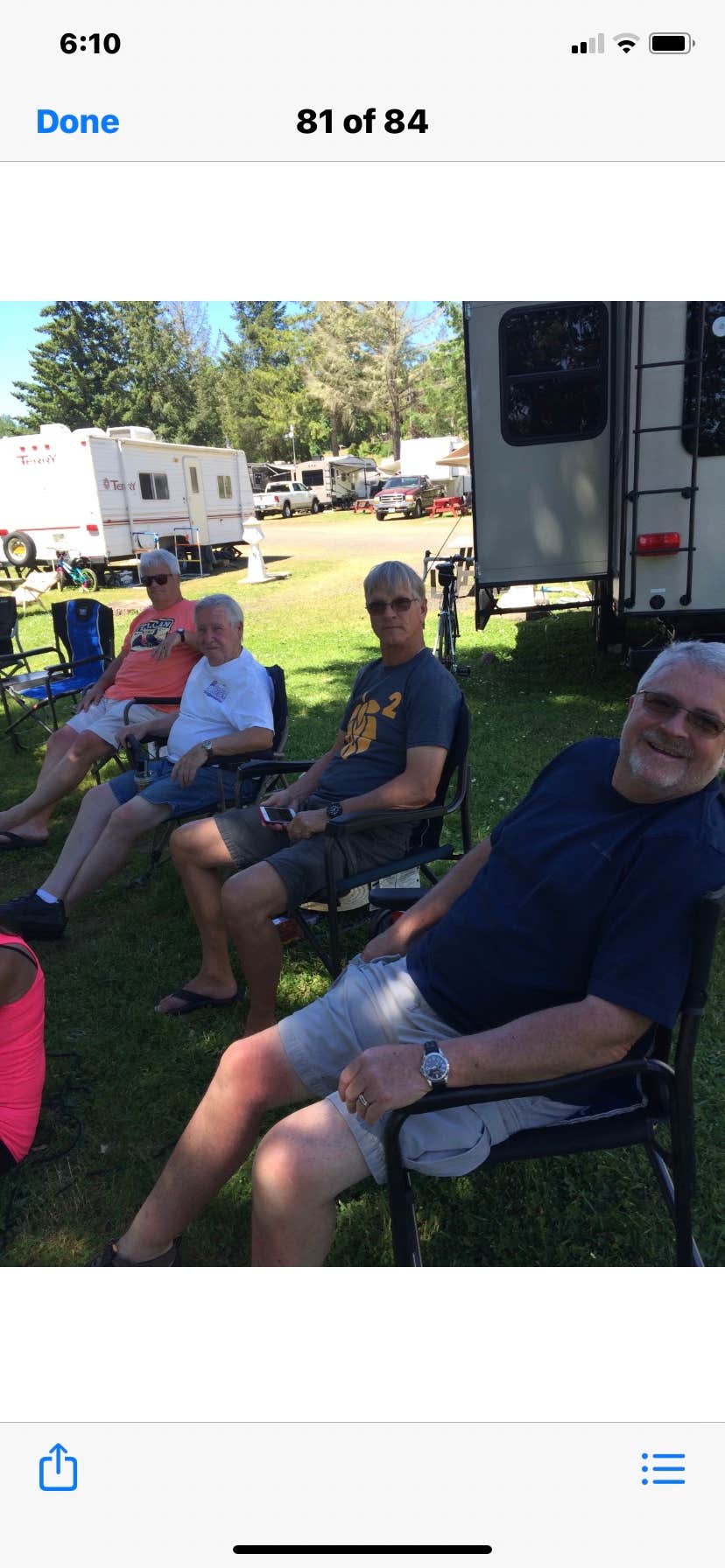 Dean's photo of rv camping at Elkton RV Park near Lorane, OR