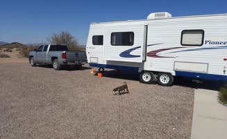 Larry B.'s photo of rv camping at Painted Rock Petroglyph Site And Campground near Ajo, AZ