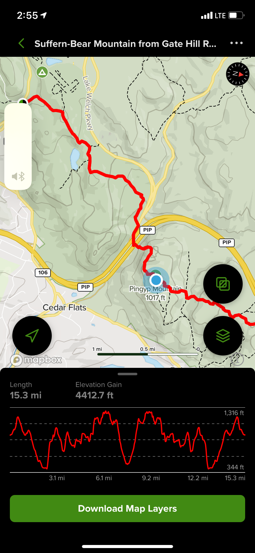 Camper-submitted photo at Suffern-Bear Mountain from Gate Hill Road Primitive near Irvington, NY