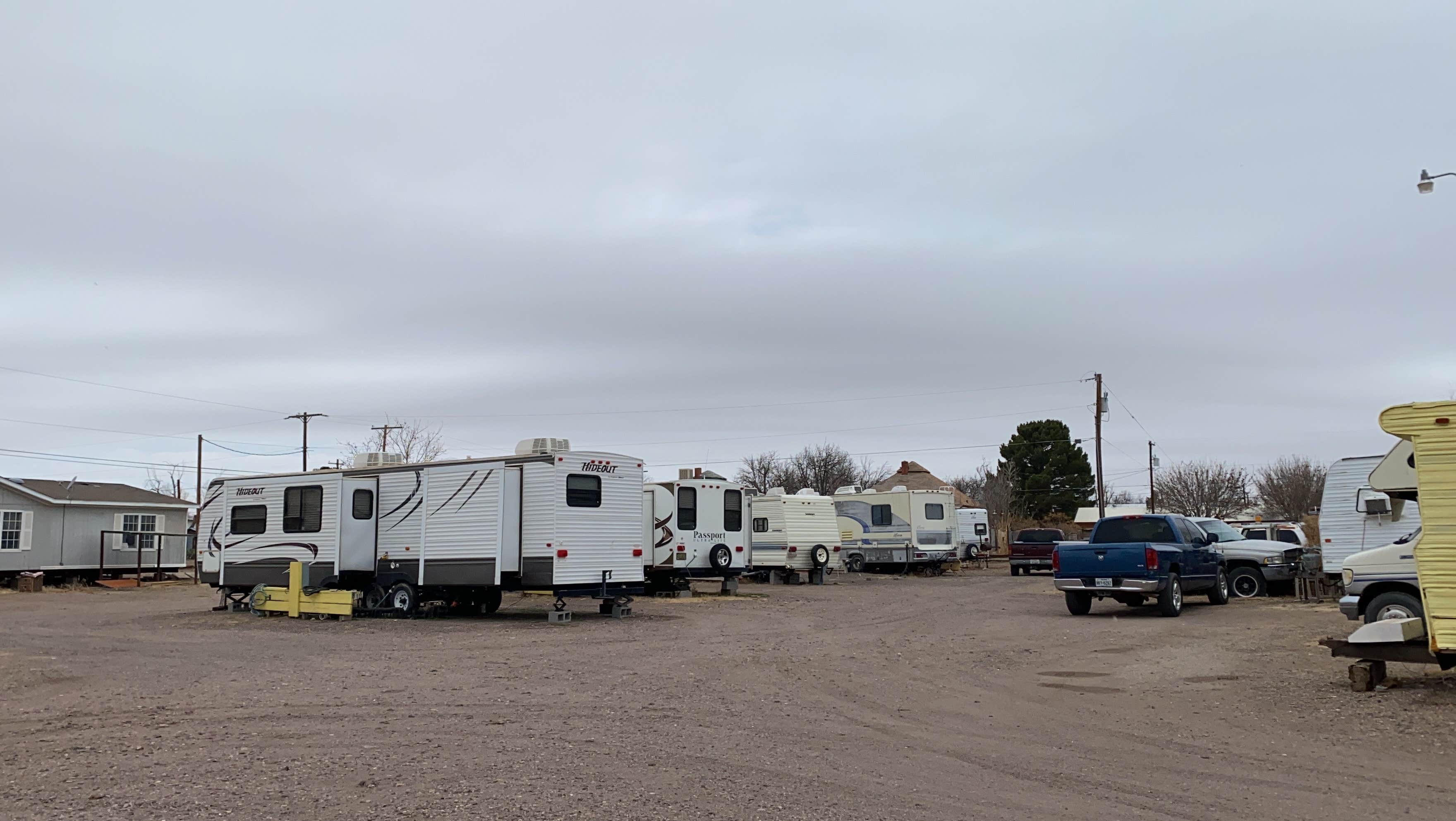 Camping near Tumble In RV Park: Marfa Overnight Trailer Park, Marfa, Texas