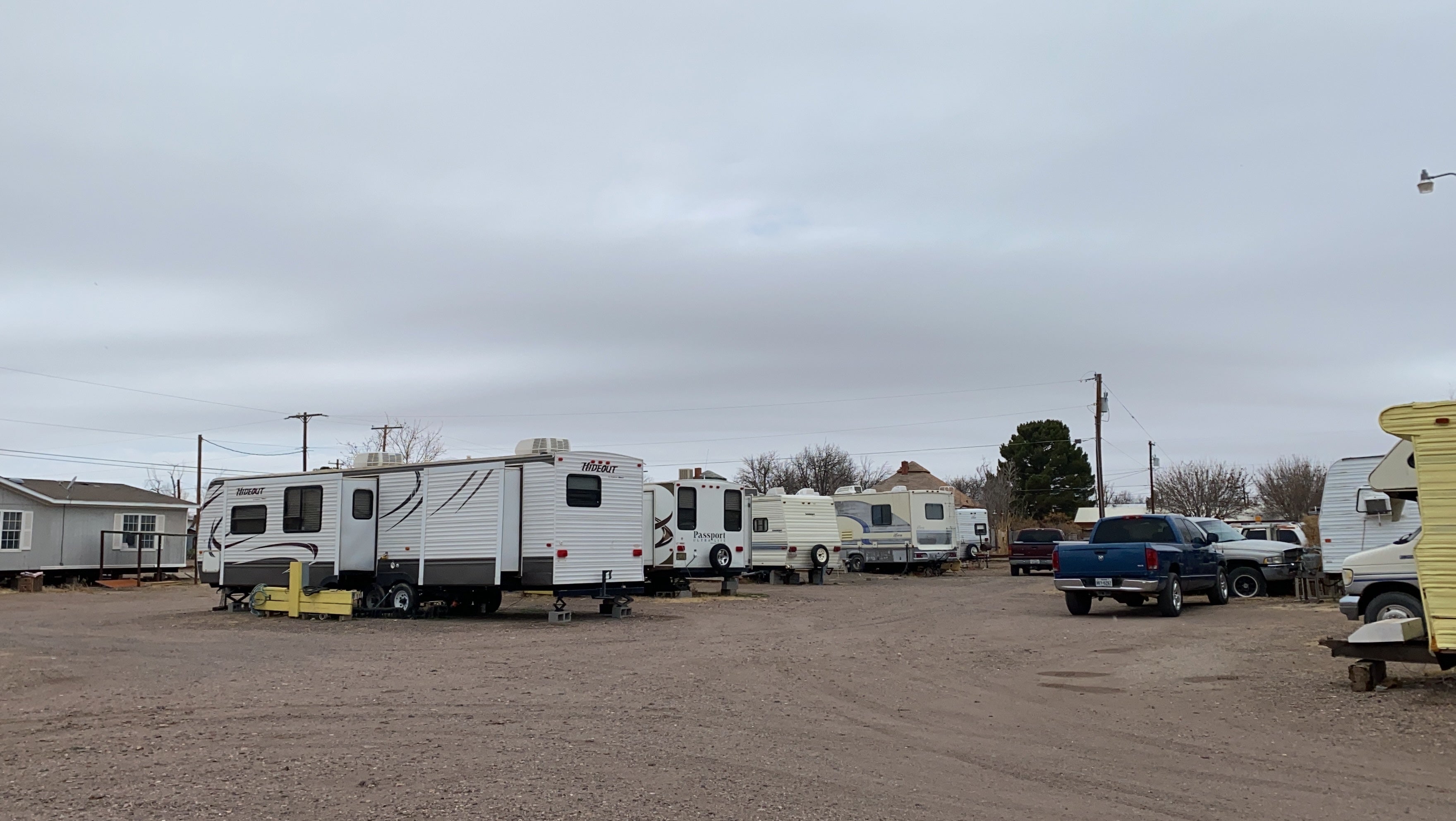 Camper submitted image from Marfa Overnight Trailer Park - 1