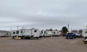 Camping near Mountain View Lodge & Cafe (operated by the nonprofit Mobile Comunidad): Marfa Overnight Trailer Park, Marfa, Texas