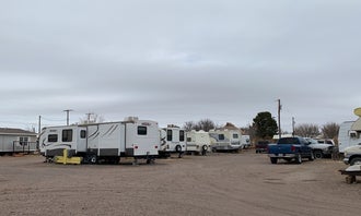 Camping near Historic Prude Ranch: Marfa Overnight Trailer Park, Marfa, Texas