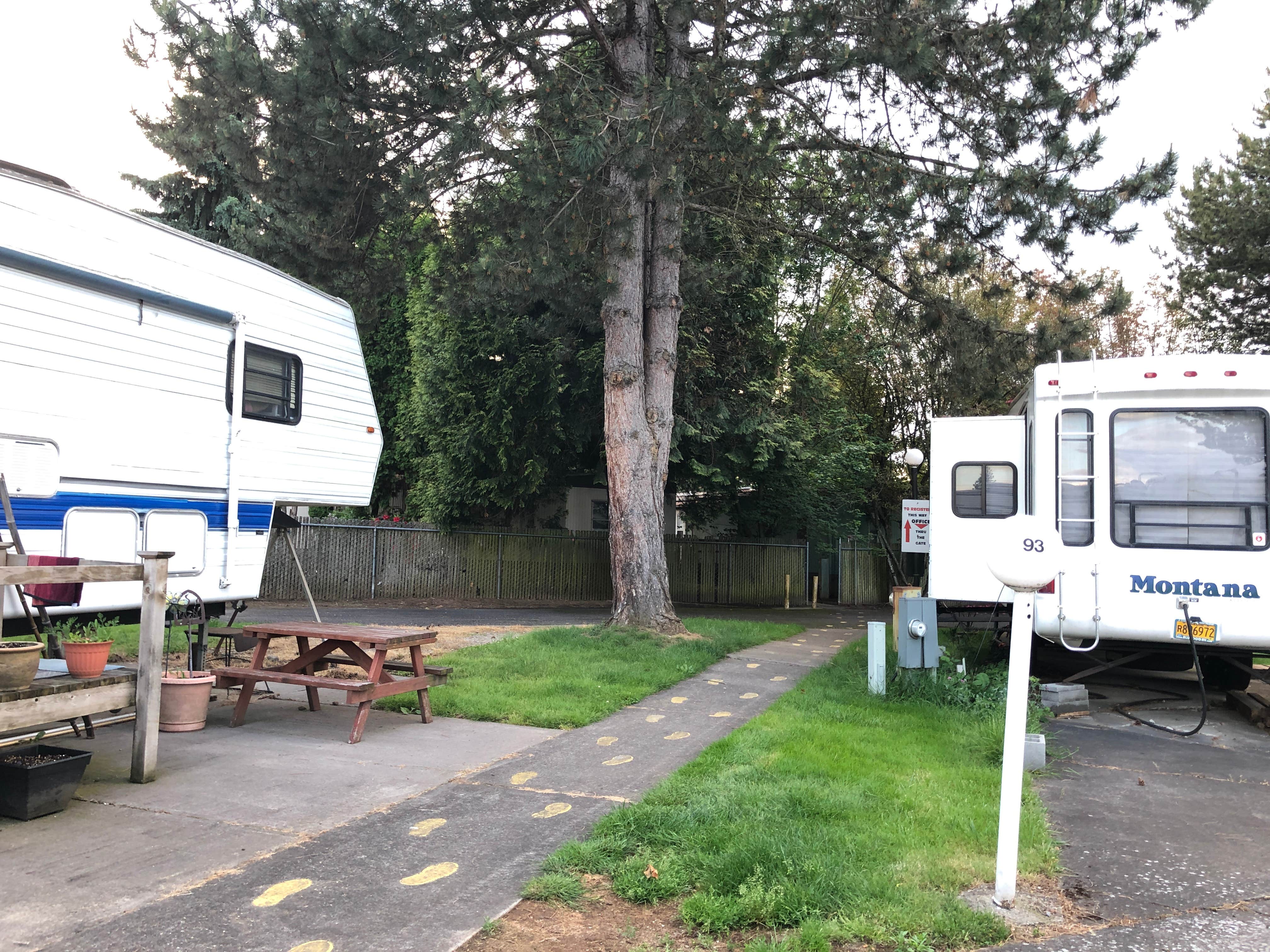 Corinna B.'s photo of rv camping at Rolling Hills RV Park near Gladstone, OR