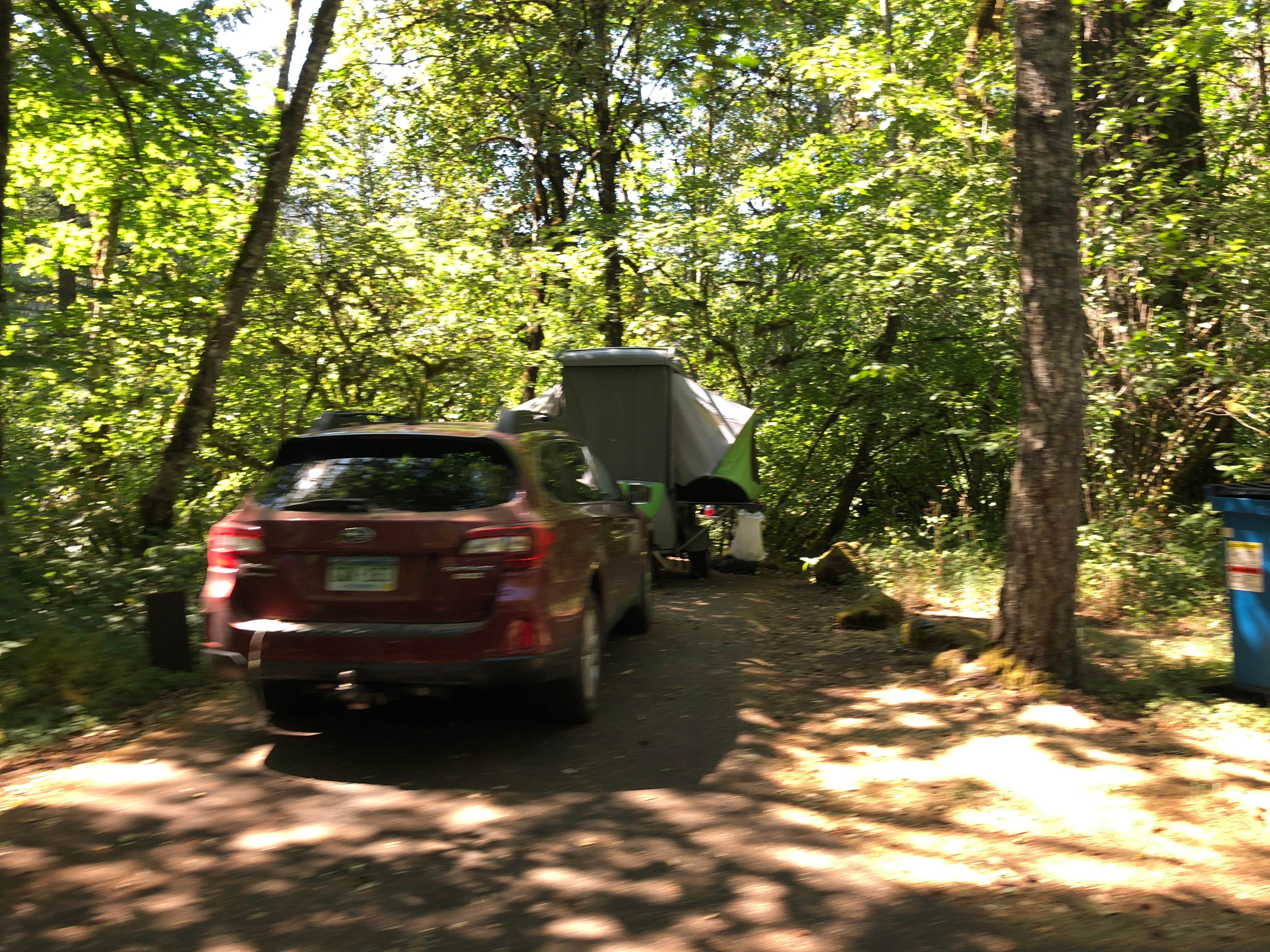 Camper-submitted photo at Lazy Bend - TEMP CLOSED DUE TO FIRE DAMAGE near Estacada, OR