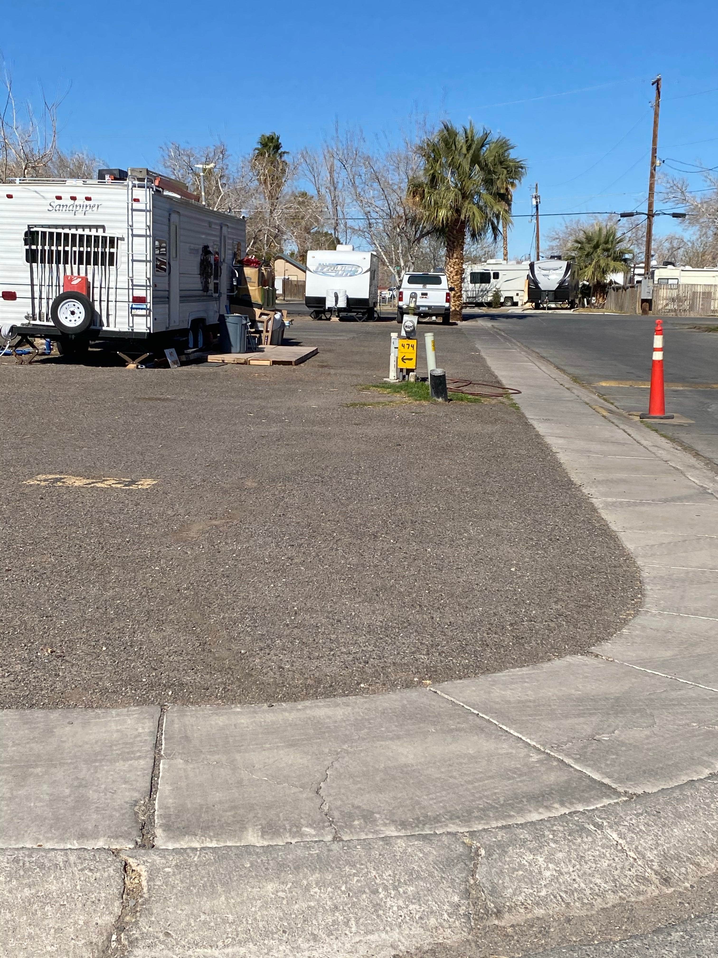 Camper-submitted photo at King's Row RV Park near Nellis Air Force Base, NV