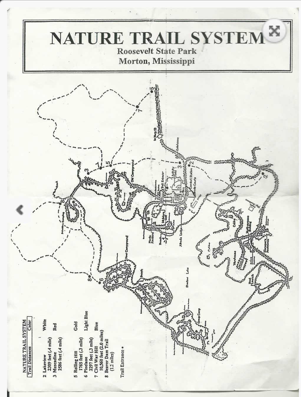 Camper-submitted photo at Roosevelt State Park Campground in Mississippi