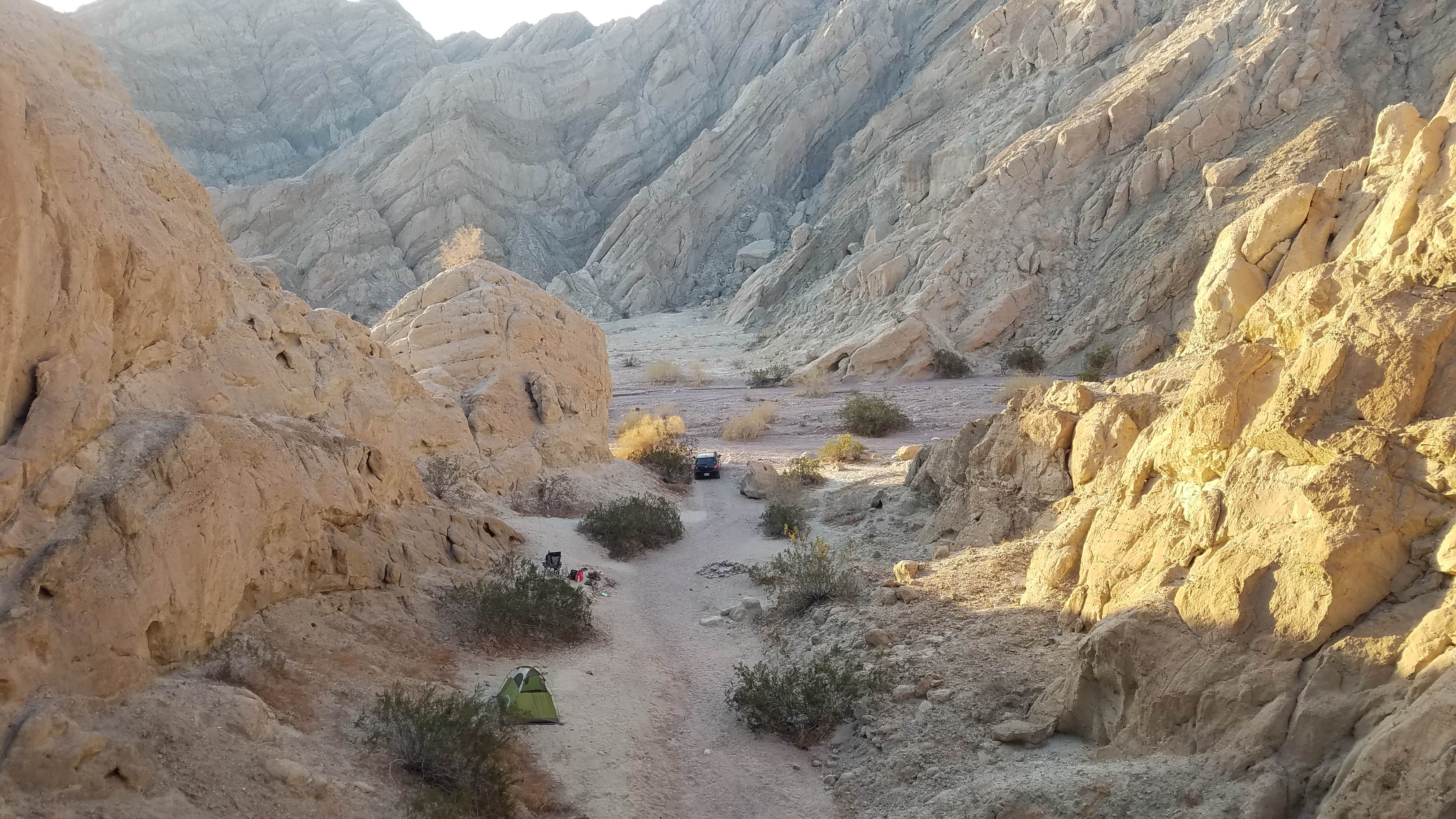 Camper-submitted photo at Painted Canyon near Thermal, CA
