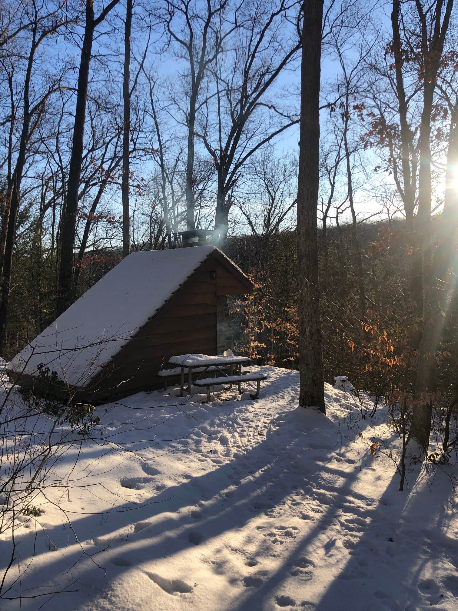 Camper-submitted photo at Wolfkiel Run Shelters — Oil Creek State Park near Guys Mills, PA