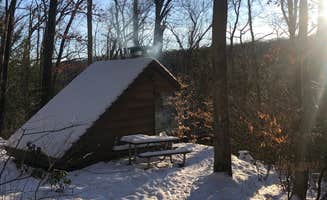 Britt B.'s photo of tent camping at Wolfkiel Run Shelters — Oil Creek State Park near Ridgway, PA