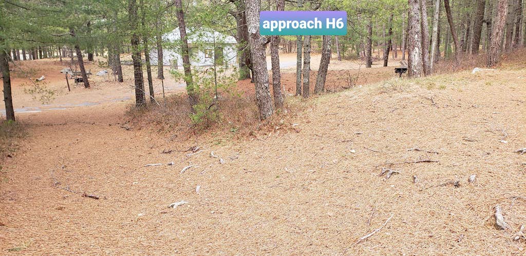 Camper-submitted photo at Fearing Pond Campground — Myles Standish State Forest near Manomet, MA