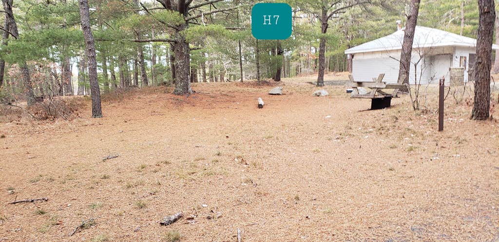 Jean C.'s photo of rv camping at Fearing Pond Campground — Myles Standish State Forest near Nantucket, MA