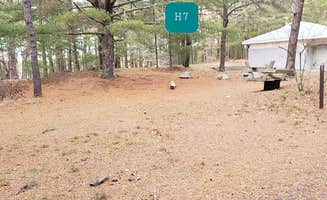 Jean C.'s photo of rv camping at Fearing Pond Campground — Myles Standish State Forest near Cotuit, MA