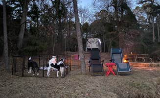 Jeff N.'s photo of camping with a horse at Lake Bob Sandlin State Park Campground near White Oak, TX