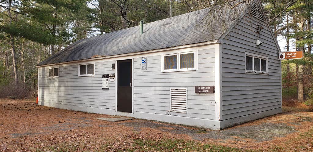 Jean C.'s photo of glamping accommodations at Barretts Pond Campground — Myles Standish State Forest near Millville, MA
