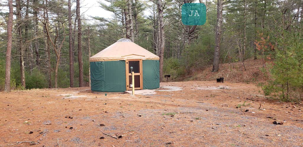 Jean C.'s photo at Barretts Pond Campground — Myles Standish State Forest near Weymouth Town, MA