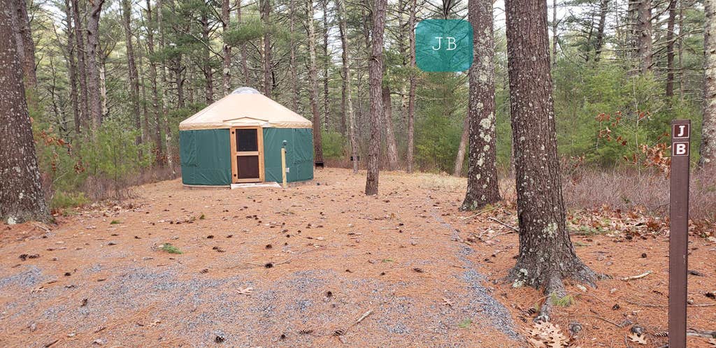 Jean C.'s photo at Barretts Pond Campground — Myles Standish State Forest near Avon, MA