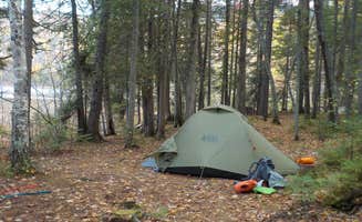 Sarah C.'s photo of tent camping at The Narrows- Attean Pond near Moscow, ME