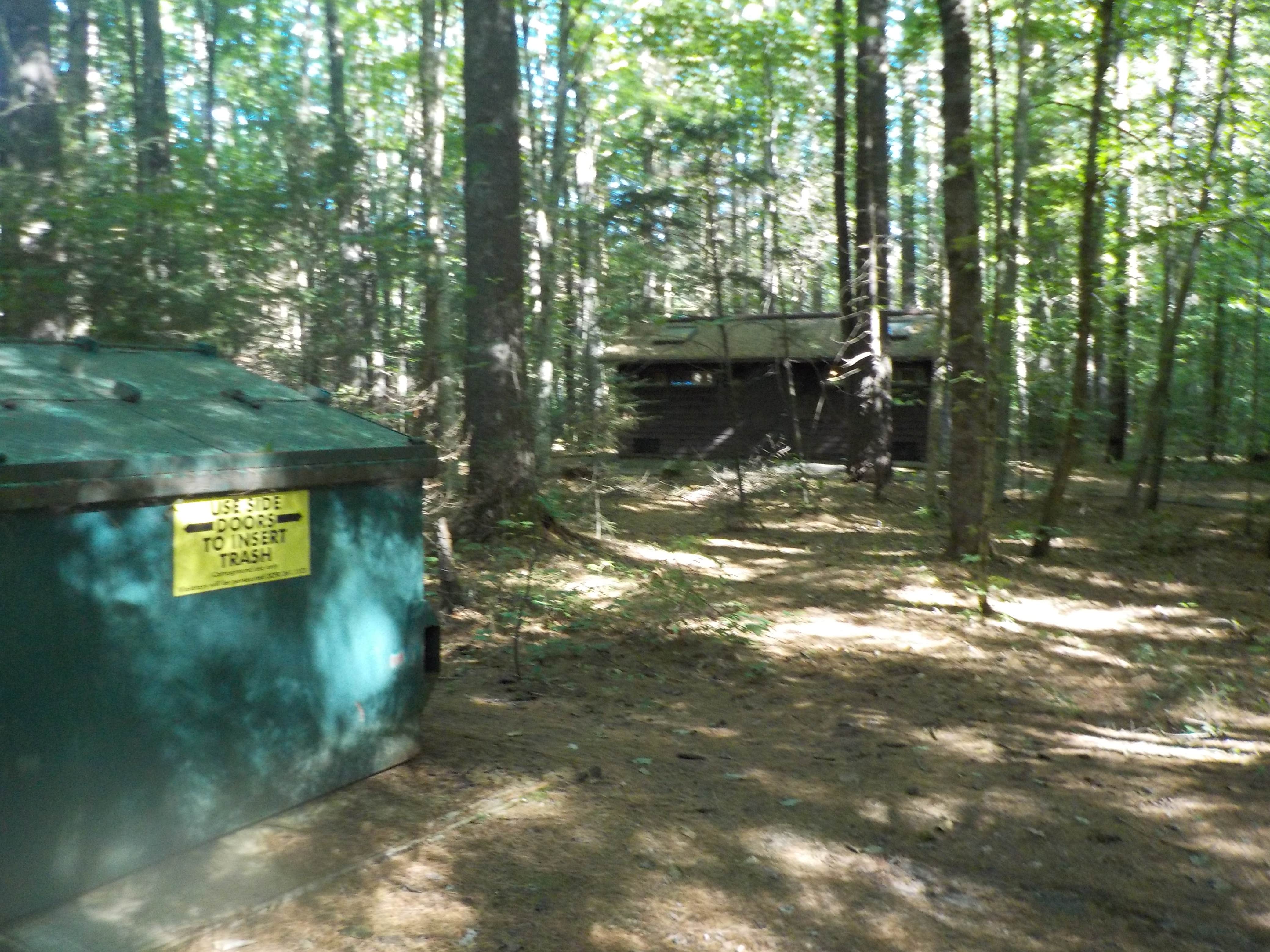 Sarah C.'s photo of a cabin at Campton Campground near Lyme, NH