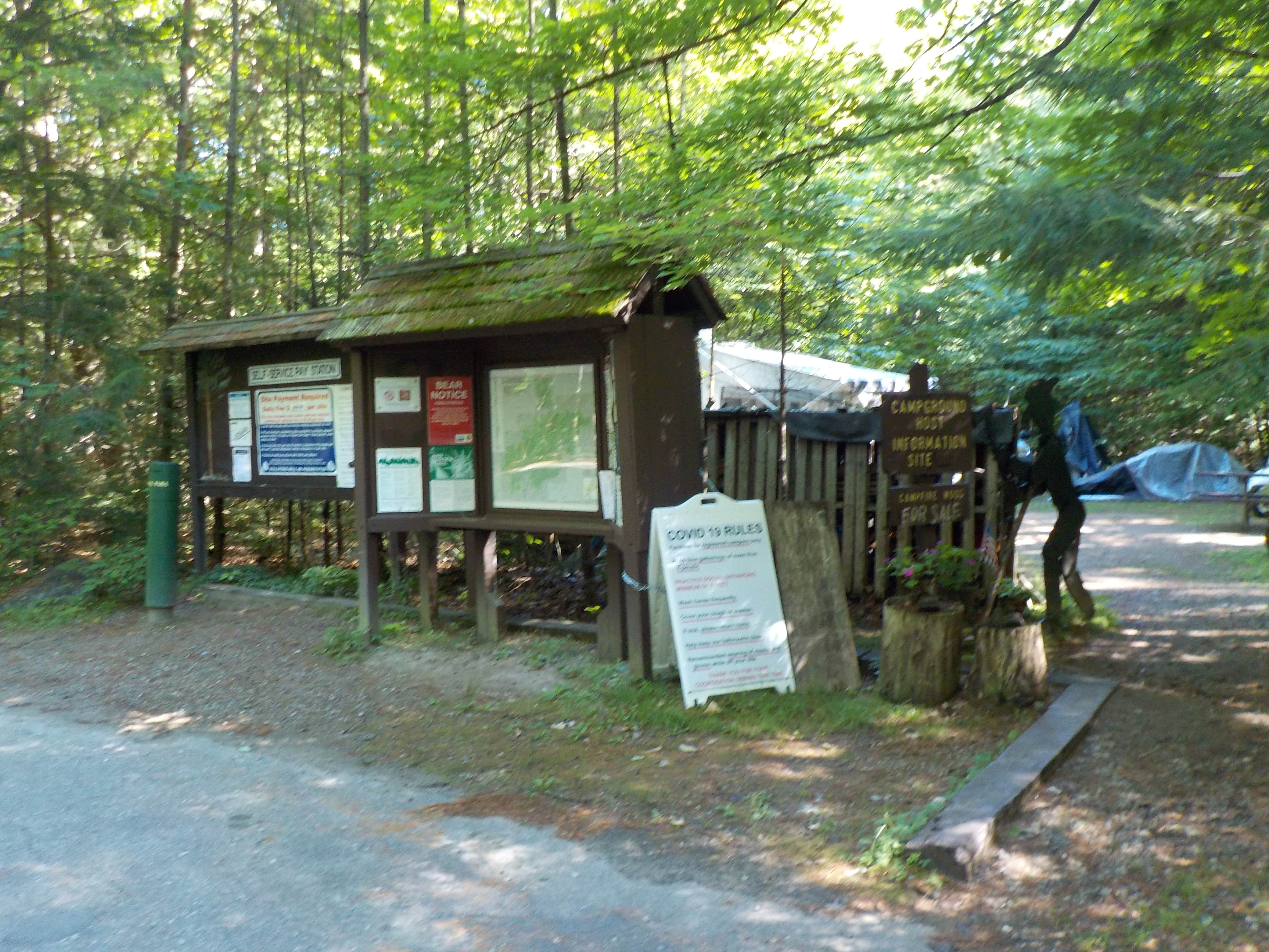 Sarah C.'s photo of a cabin at Campton Campground near Glencliff, NH