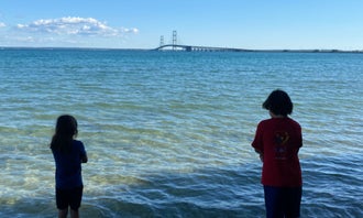 Camping near Tee Pee Campground: Straits State Park Campground, St. Ignace, Michigan