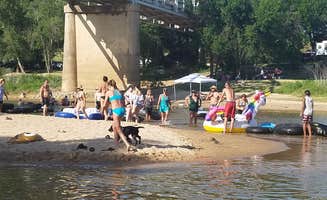 susie W.'s photo of camping with pets at Hillbilly Haven Recreational Vehicle Park in Texas