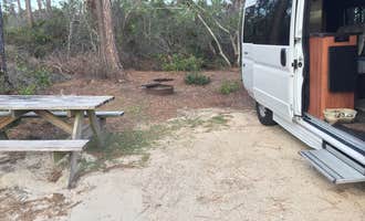 Camping near Military Park Pensacola Naval Air Station Oak Grove Park and Cottages: Big Lagoon State Park Campground, Perdido Key, Florida