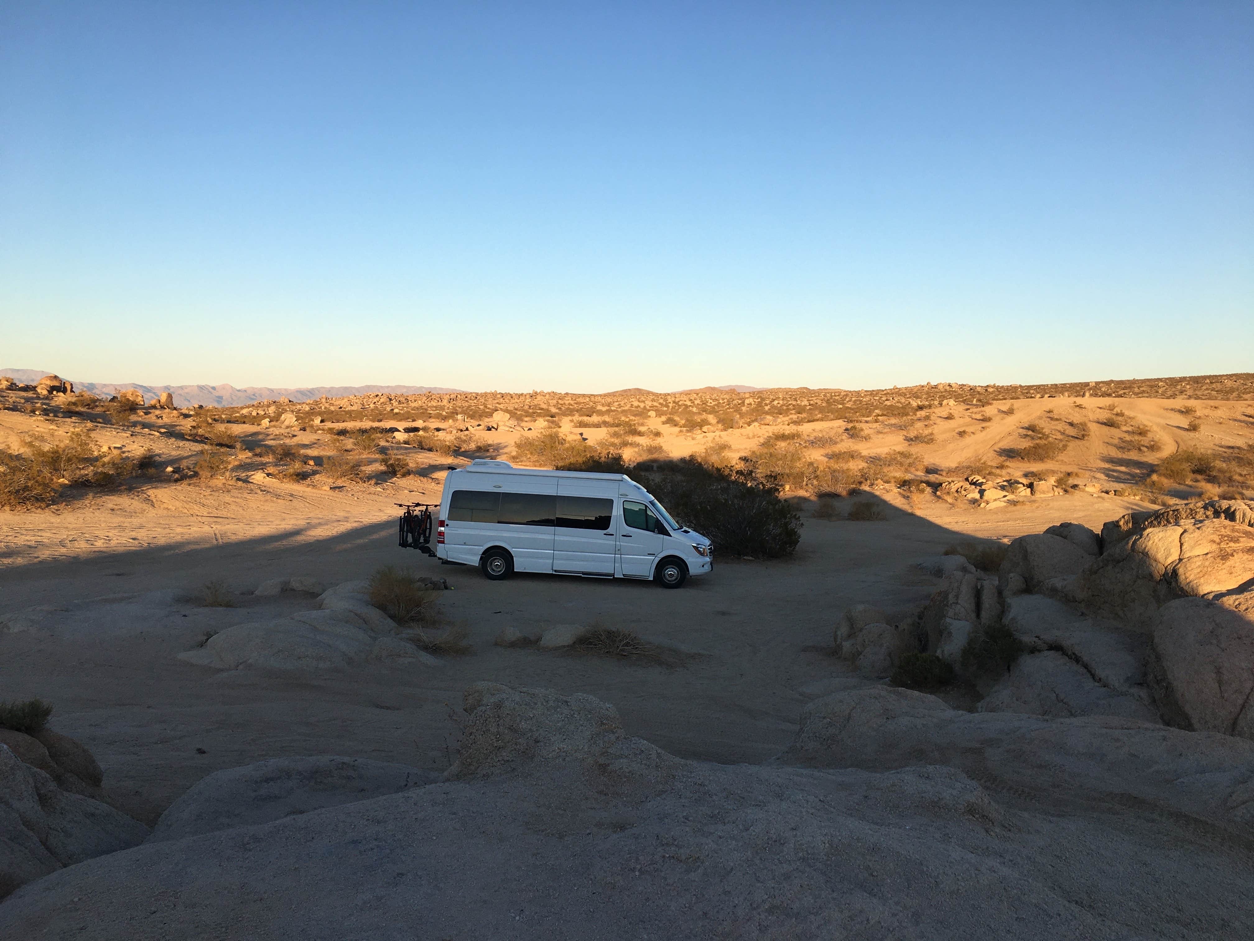 Camper-submitted photo at Wagon Wheel Staging Area near Red Mountain, CA