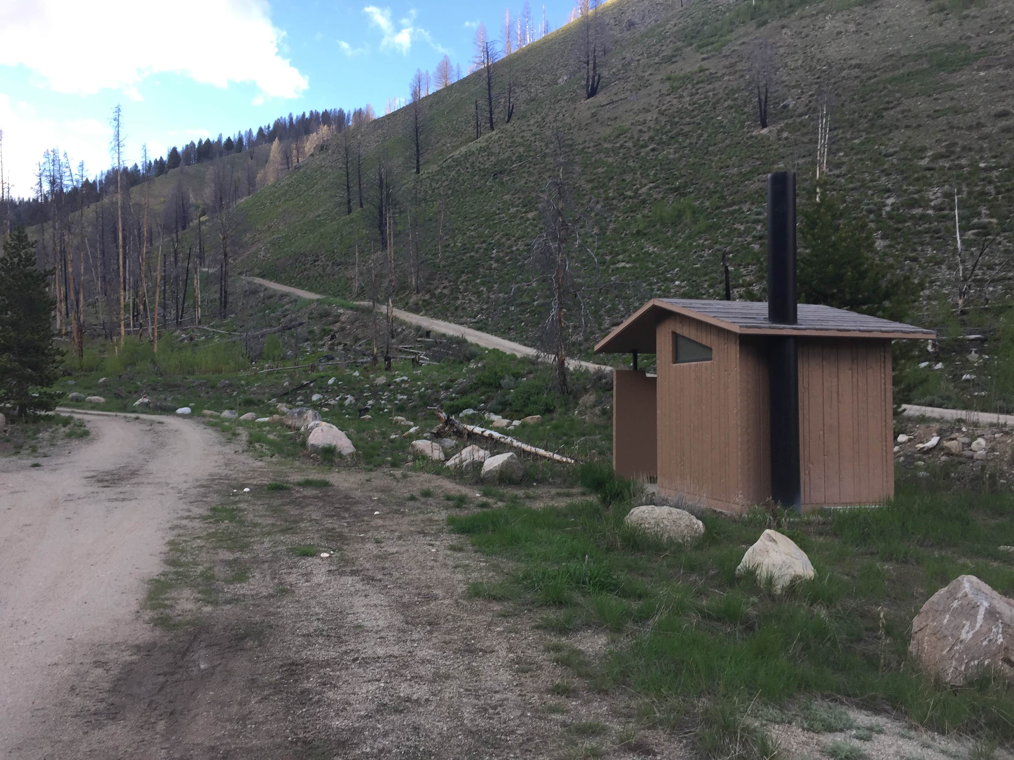 Camper-submitted photo at Basin Creek Transfer Camp Trailhead near Stanley, ID