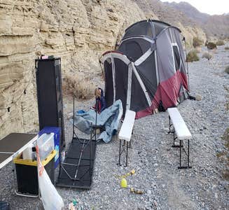 Camper-submitted photo from Hole in the Wall Backcountry Sites — Death Valley National Park
