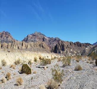 Camper-submitted photo from Hole in the Wall Backcountry Sites — Death Valley National Park
