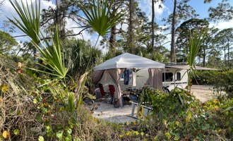 Camping near Bow-tie Island Primitive Campsite: Koreshan State Park Campground, Estero, Florida