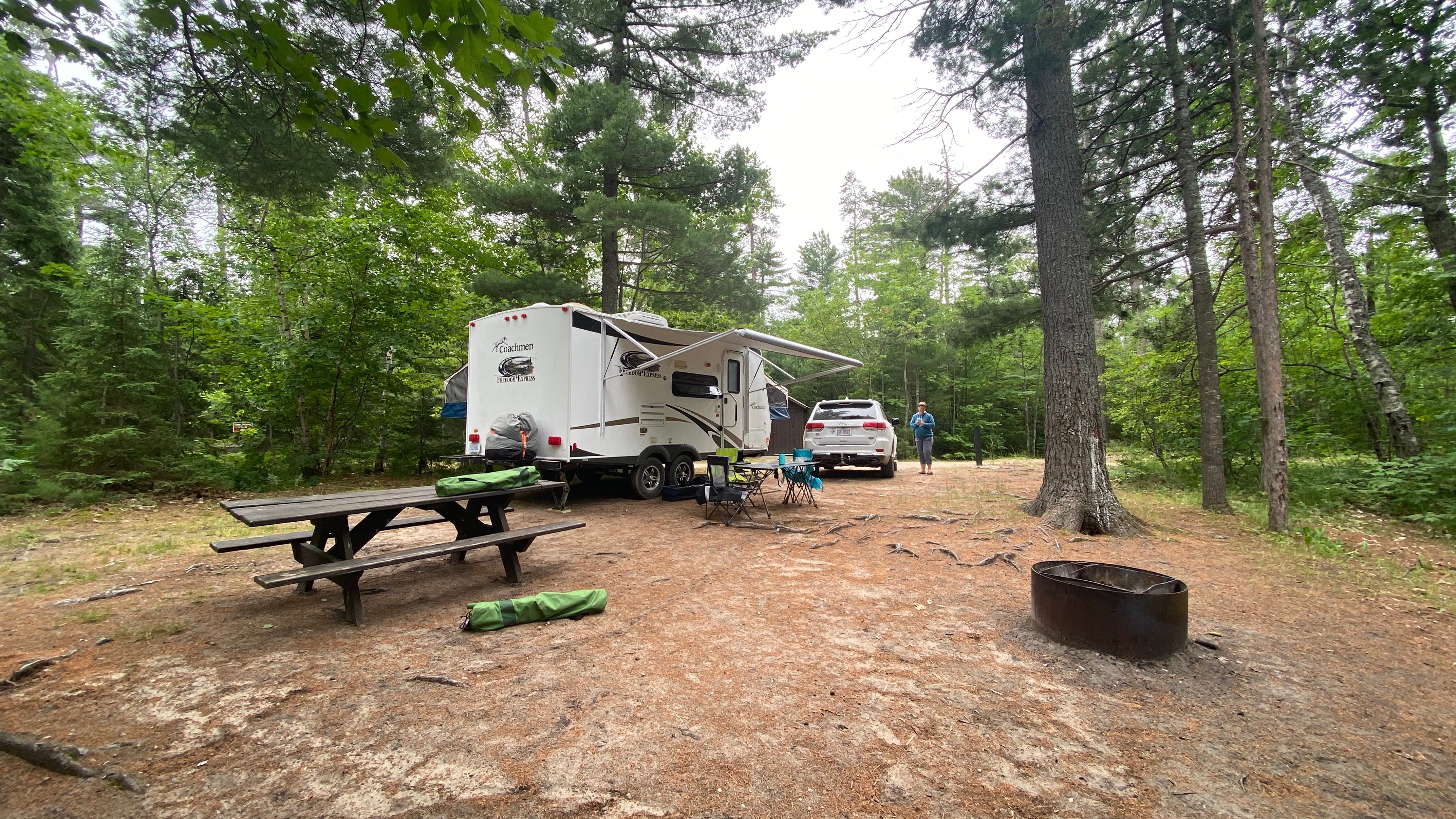 Camper submitted image from Lake Superior State Forest Campground - 1