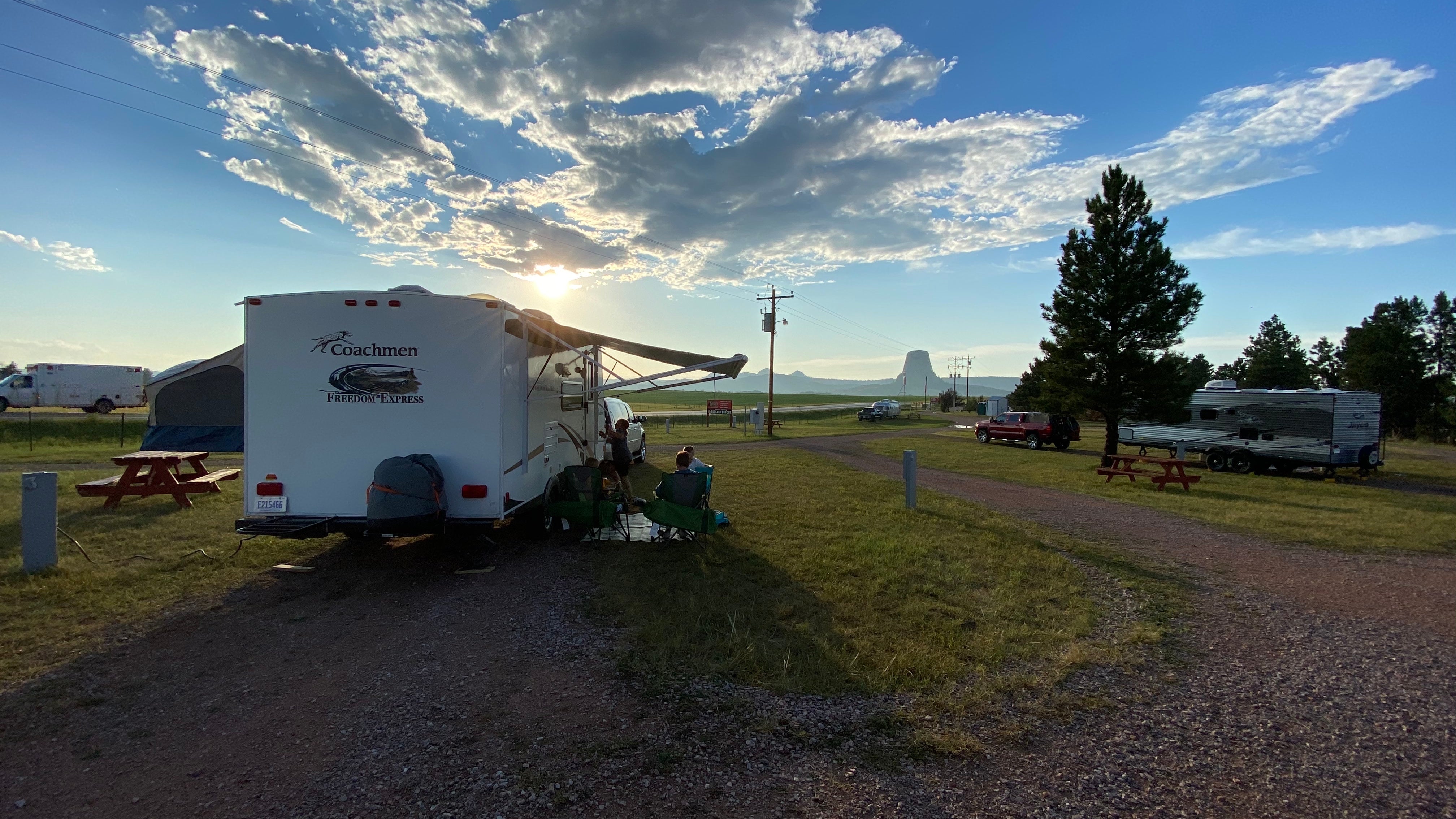 Camper submitted image from Devils Tower View Campground - 1