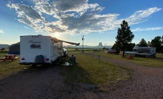 Camping near Black Hills National Forest Cook Lake Campground: Devils Tower View Campground, Devils Tower, Wyoming