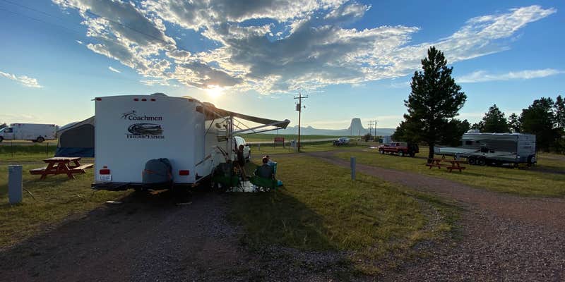 Camper submitted image from Devils Tower View Campground