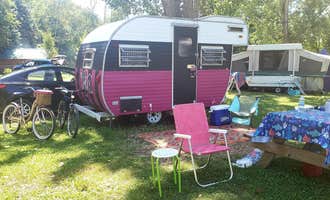 Camping near Rvino - Timberline, LLC: Betsie River Campsite, Elberta, Michigan