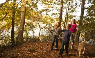 Katy P.'s photo of camping with pets at Detroit/Ann Arbor KOA near Warren, MI