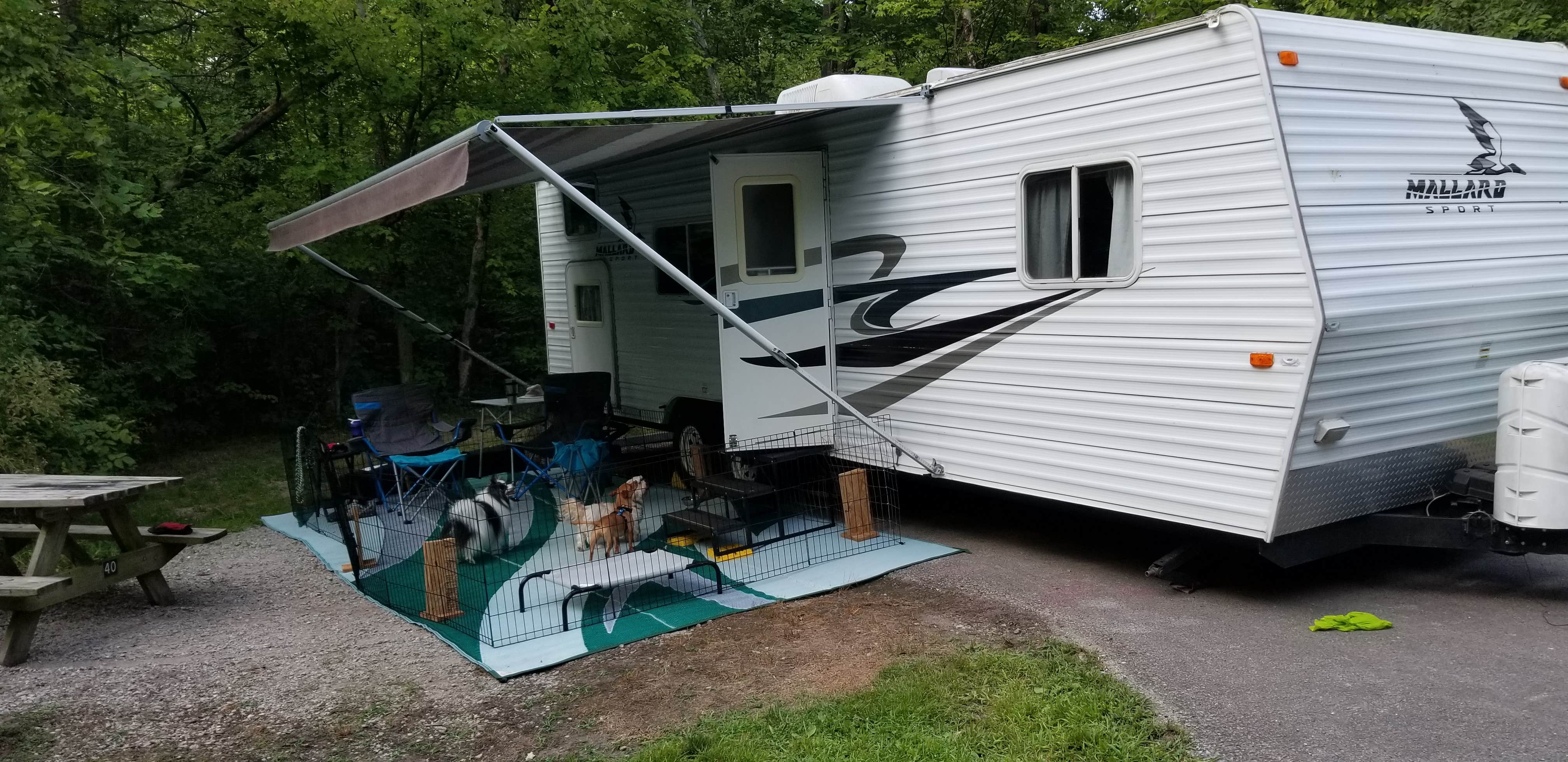 Jacob A.'s photo of rv camping at Ouabache State Park Campground near Andrews, IN