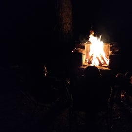 Woodland Valley Campground firepit