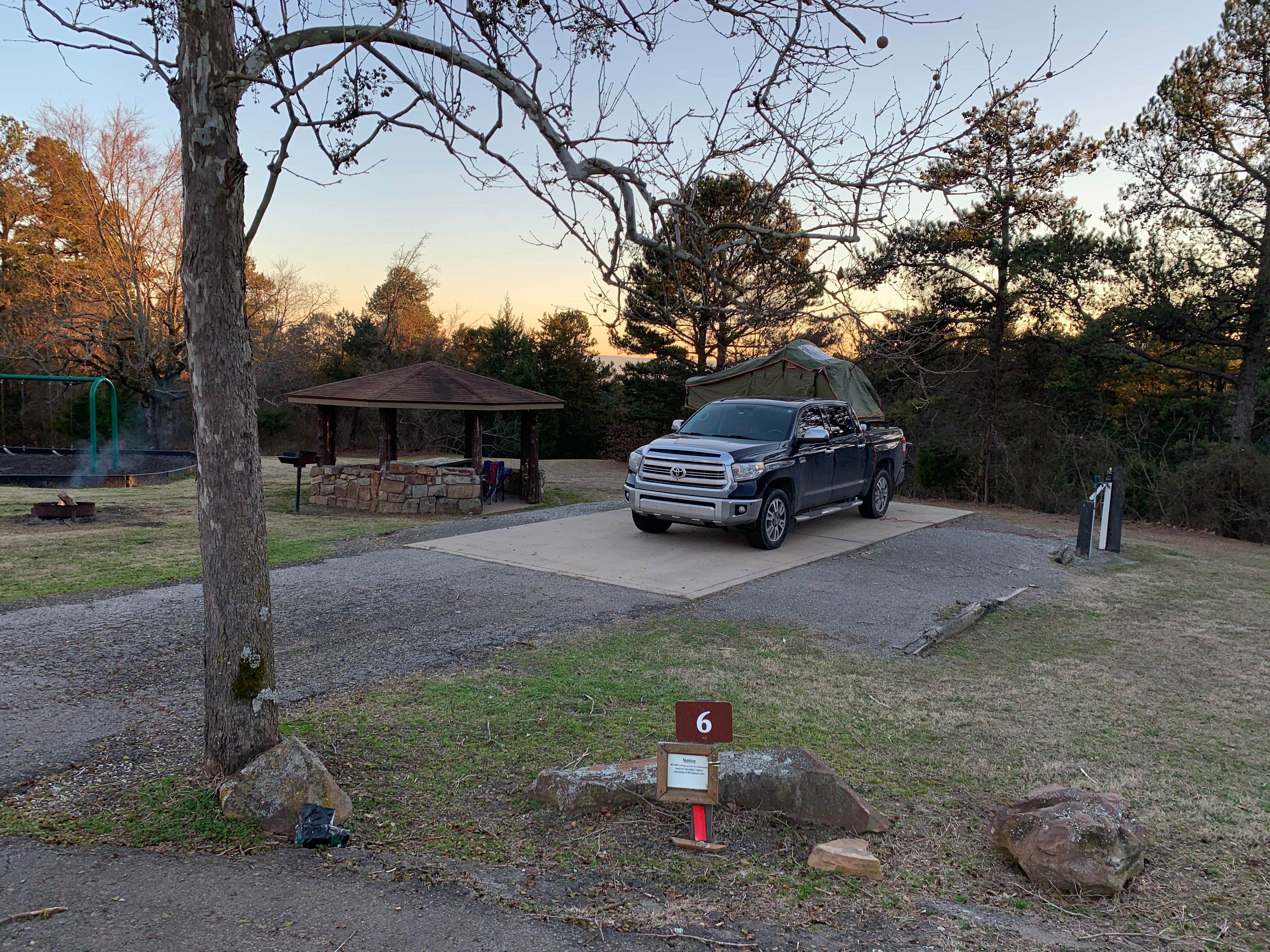 Neil T.'s photo of rv camping at Talimena State Park Campground near Daisy, OK