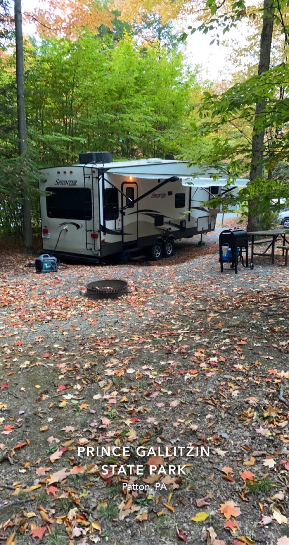 Camper submitted image from Crooked Run Campground — Prince Gallitzin State Park - 1