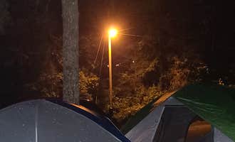 Camping near Lake Rabun Beach Recreation Area: River Falls at the Gorge , Lakemont, Georgia