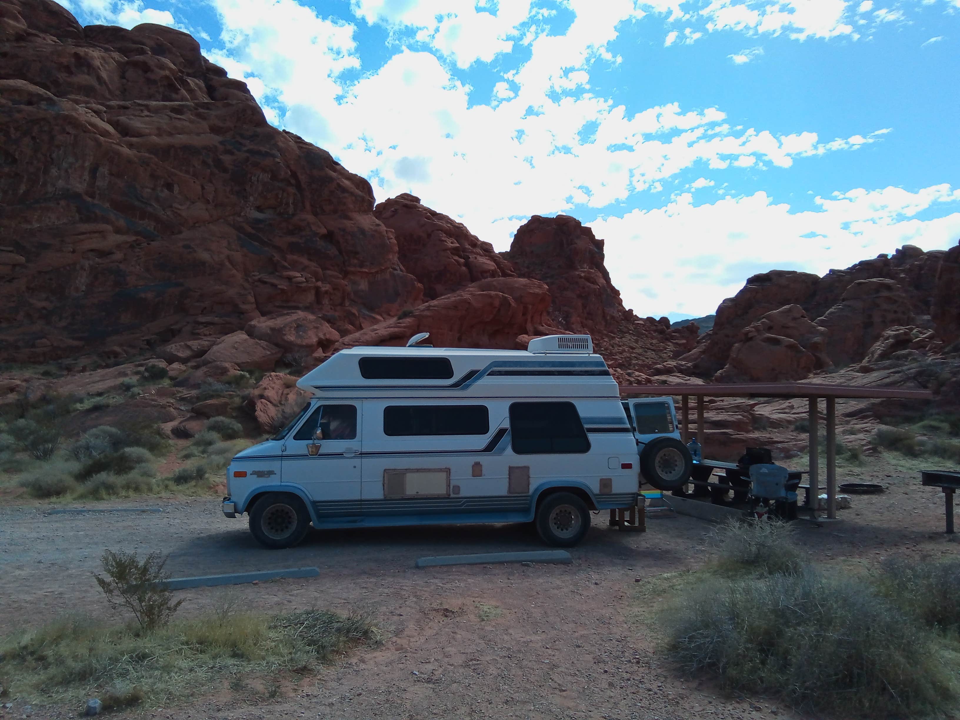 Camper-submitted photo at Arch Rock Campground — Valley of Fire State Park near Overton, NV