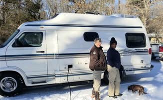 Christine's photo of camping with pets at Wall Doxey State Park Campground near University, MS