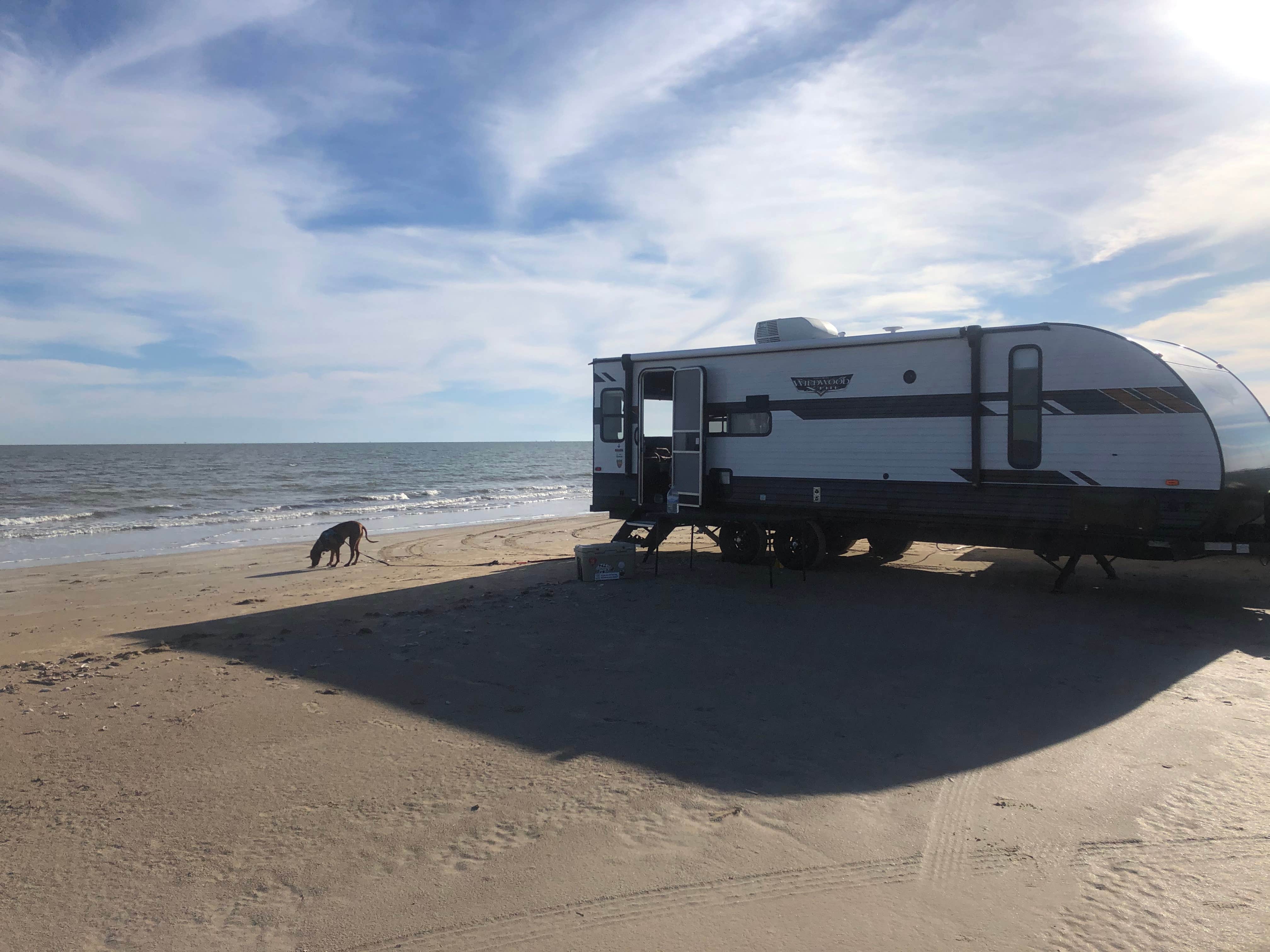 Allyse's photo of rv camping at Sea Rim State Park Campground near Sabine Pass, TX