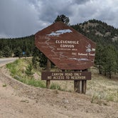 Review photo of Pike National Forest Riverside Campground by Sara S., March 5, 2021