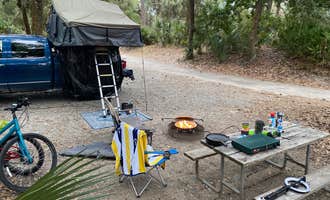 Camping near Tuck in the Wood Campground: Hunting Island State Park Campground, Edisto Island, South Carolina