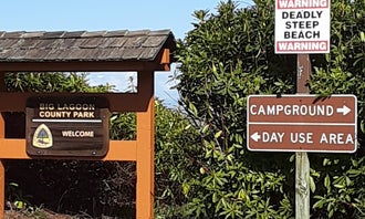 Camping near Emerald Forest Cabins & RV: Big Lagoon County Park, Trinidad, California