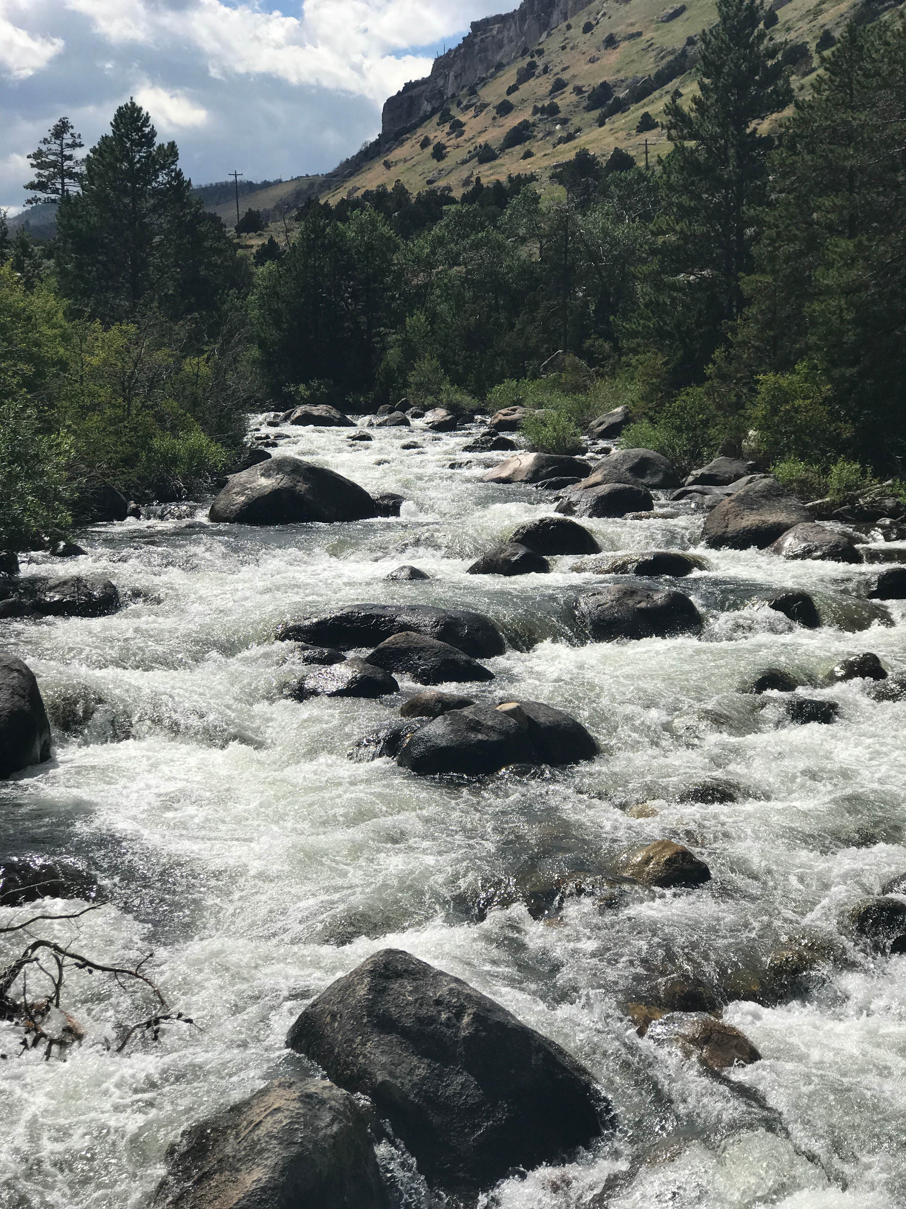 Camper-submitted photo at Popo Agie Campground — Sinks Canyon State Park near Lander, WY